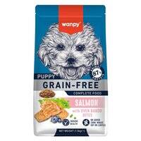 Wanpy Grain Free Complete Food Salmon With Oven Baked Bites For Dog