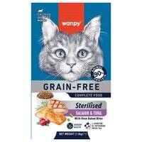 Wanpy Grain Free Complete Food Sterilized Salmon And Tuna With Oven Baked Bites For Cat 1.5 kg