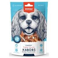 Wanpy Shewy Triple Chunk Kabobs For Dog