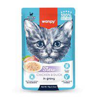 Wanpy Stew for Cat - Chicken & Duck 70G