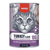 Wanpy Complete & Balanced Canned Turkey For Cat - 400g