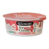 آيس كريم وايلد بالانس مع التوت الأسود وبذور الشيا