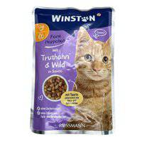 Winston Feine Häppchen mit Truthahn & Wild in Sauce 100g