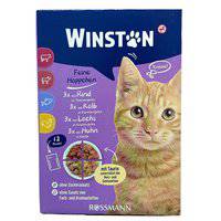 Winston Pouch Fine Bites Feine Happachen Beed, Veal, Salmon, Chicken 12pcs