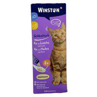 Winston Schleckerli Creamy Cat Treats Salmon and Inulin, Chicken and Biotin